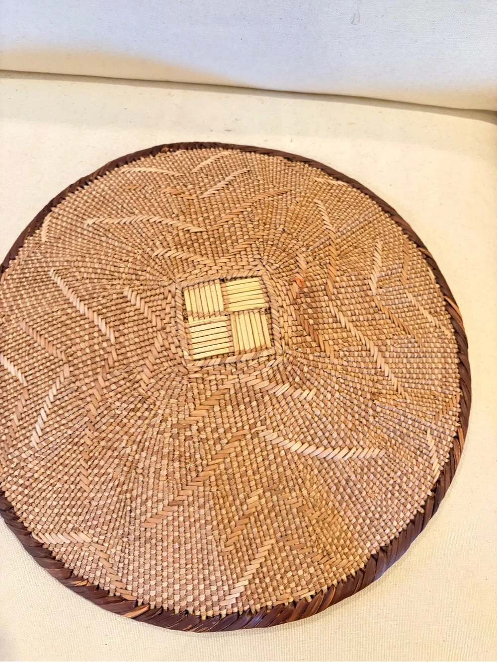 NEW Africa Woven Basket. Made by the Binga people of Zambia/Zimbabwe